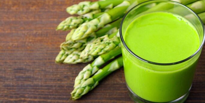 Asparagus juice to treat prostatitis. 