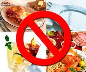 Compliance with a diet as a way of treating prostatitis in men
