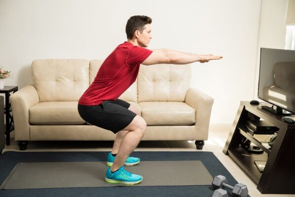 Exercises for the treatment of calculous prostatitis.