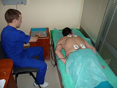 Medicinal electrophoresis for prostatitis.