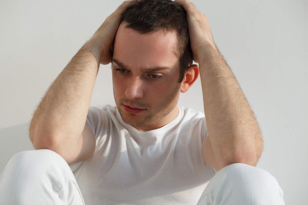 A man became ill with prostatitis, which causes inflammation of the prostate gland.