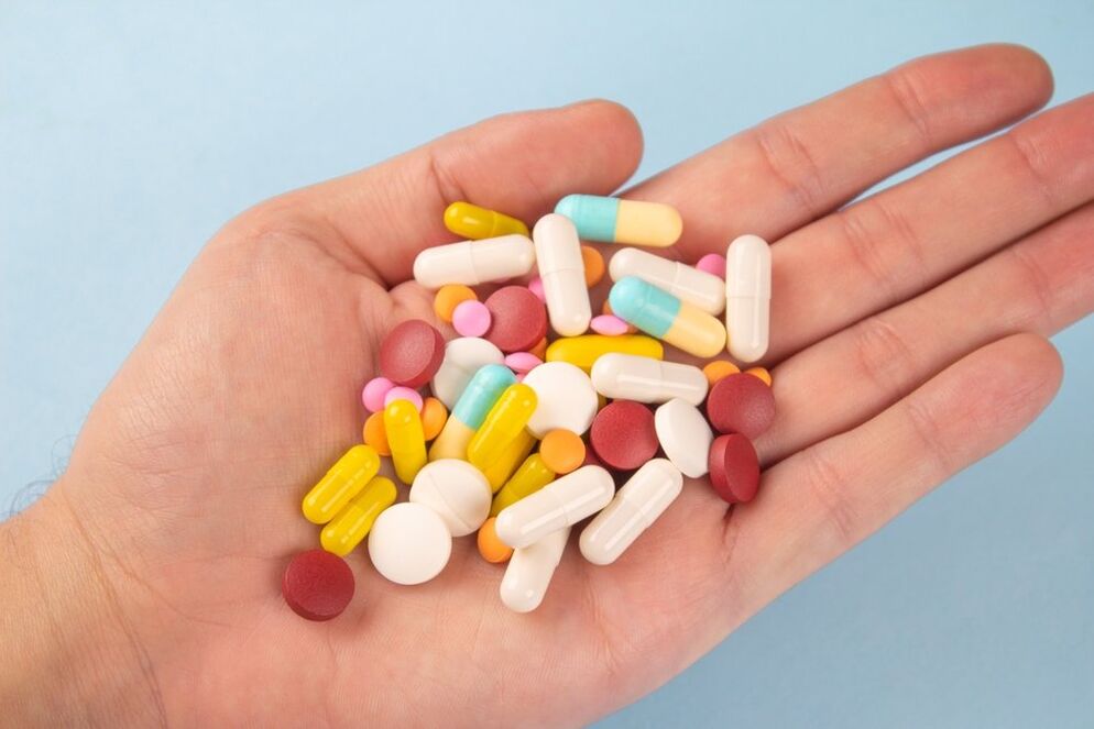 Various medications for the treatment of inflammation of the prostate.