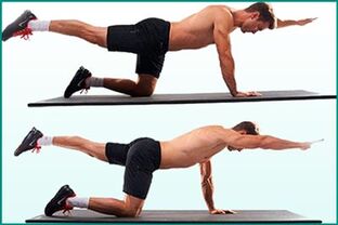 Exercise to improve blood circulation in the pelvis. 